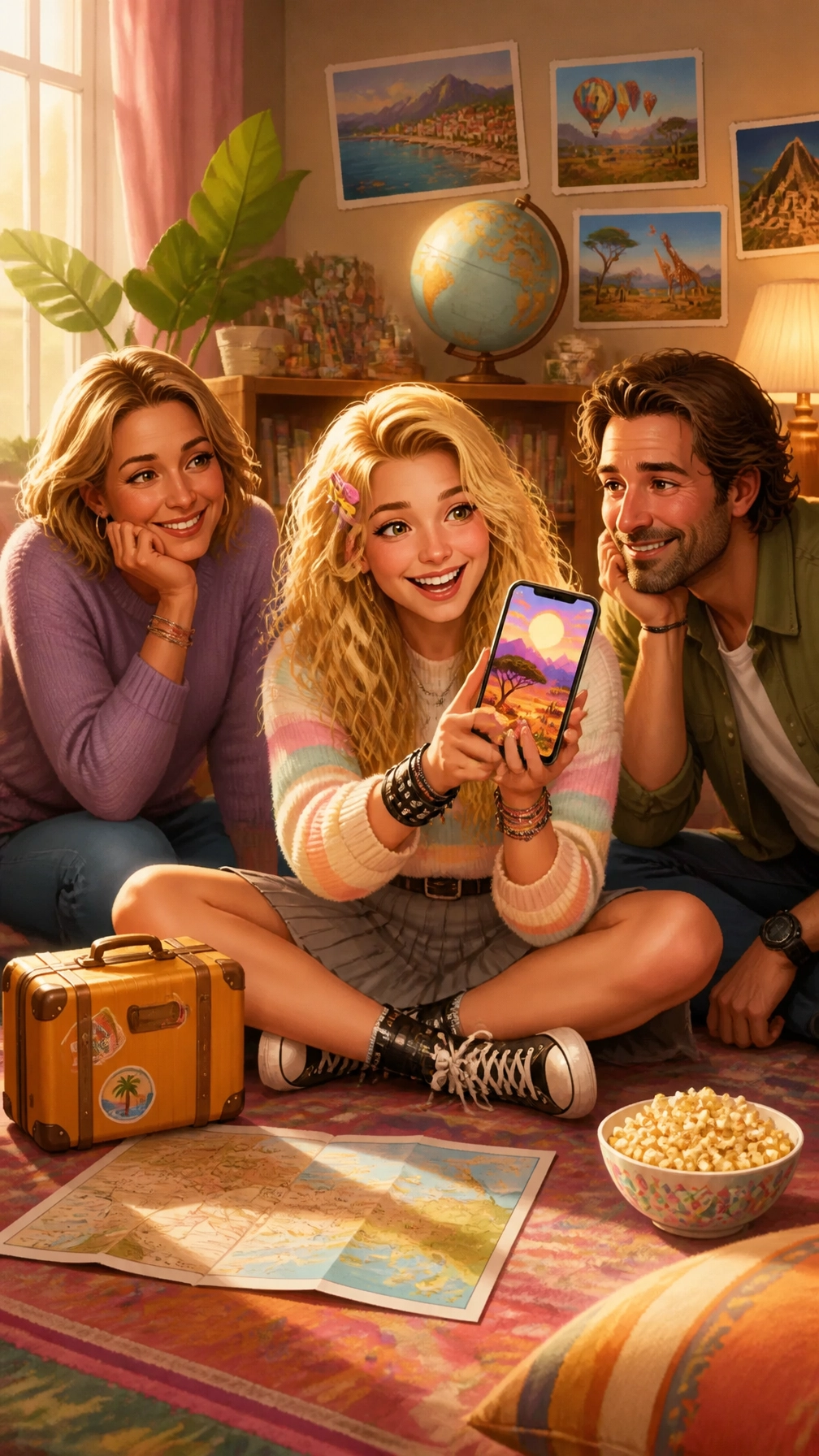 Bella explora un episodio de viaje junto a su familia